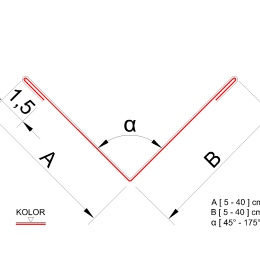 Kątownik wewnętrzny wzmocniony