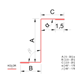 Profil "Z" wzmocniony
