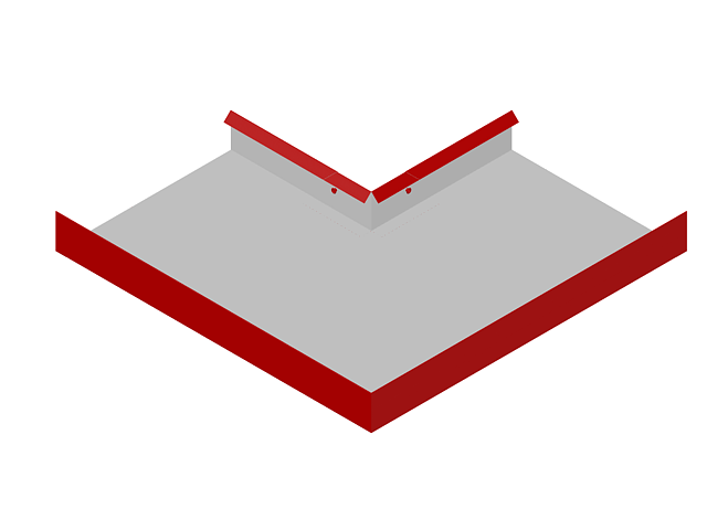 Attyka na wsuwkę - Narożnik - stal - obrazek 2