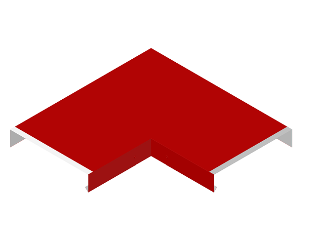 Attyka na wsuwkę - Narożnik - stal