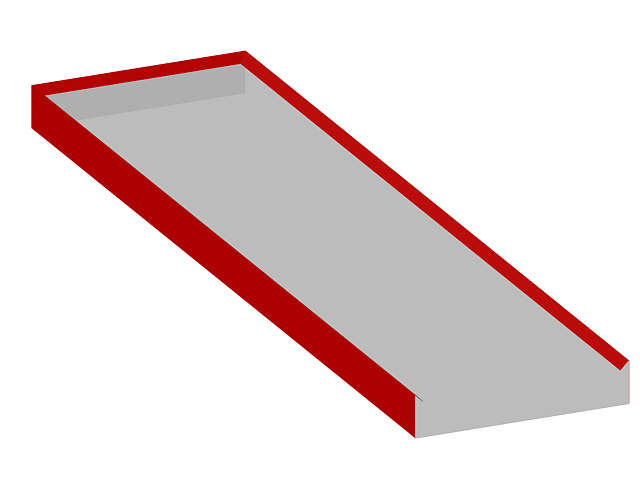 Attyka na wsuwkę - panel końcowy - stal - obrazek 2