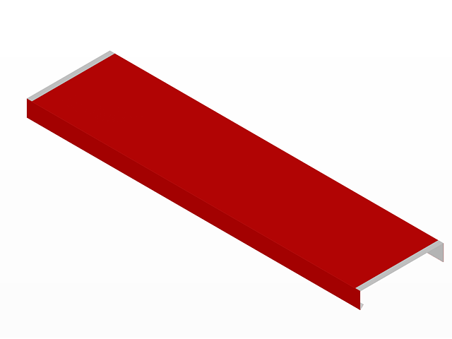 Attyka na wsuwkę - panel podstawowy - stal